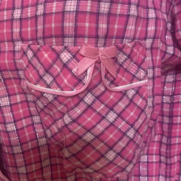 Victoria’s Secret Pink Plaid Night Sleep Shirt - Picture 4 of 9